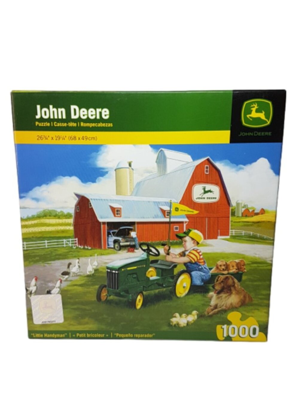 JOHN DEERE Puzzle "Little Handyman" 1000-pieces NEW in box #71520/LP53807 Farm